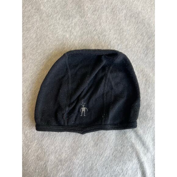 Smartwool Headliner 100% merino wool under helmet hat adult black ski snowboard - Picture 1 of 5